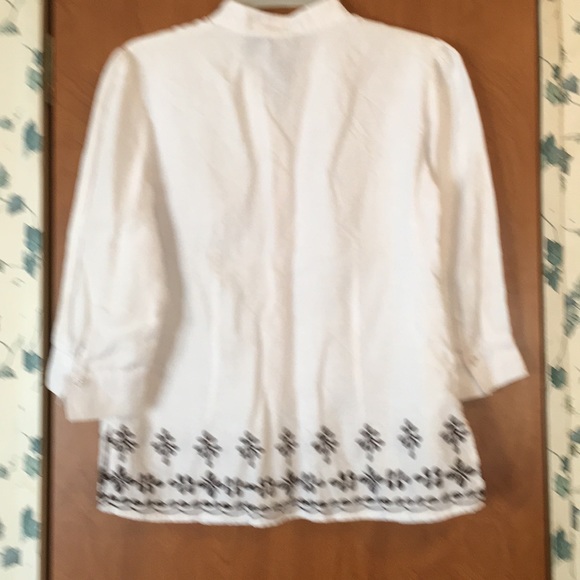 e.col.o.gie 100% linen blouse - Picture 2 of 6
